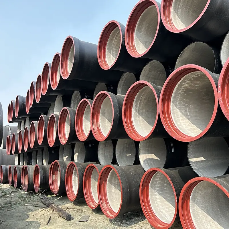 ISO 2531 K9 DN200 DN300 Factory Price Cement Lining Bitumen Coated HFD Pipe Ductile Iron Pipes