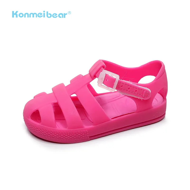 Sandalias romanas de goma EVA antideslizantes para chicas, zapatos de suela suave de PVC, para verano, 2023