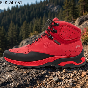 Elkland Hiking Shoes Blue Synthetic Upper Breathable Round Toe Unisex All Seasons Outdoor Use - Product Image 3