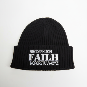 Beanie hat mùa đông cổ điển tùy chỉnh thêu logo Jacquard dệt kim hat mũ ấm - Product Image 3