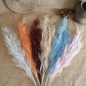 थोक कृत्रिम प्लास्टिक लटकाने वाले पौधे घर की दीवार के लिए घने लकड़ी के फूल की सामग्री - Product Image 3