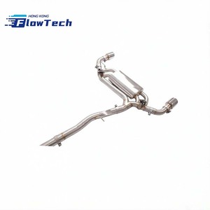ระบบท่อไอเสียแบบ Catback พร้อมวาล์ว ทำจากสแตนเลส T304 สำหรับ BMW F40 M135i 2.0T B48 – แบบปลายท่อคู่ พร้อมระบบควบคุมวาล์วแบบรีโมท - Product Image 4