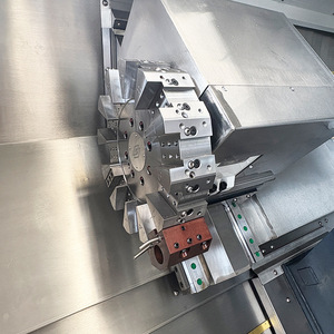 Độ chính xác cao ngang đơn trục chính tck50 <span class=keywords><strong>CNC</strong></span> máy tiện cho kim loại nghiêng giường quay trung tâm <span class=keywords><strong>CNC</strong></span> phay chức năng phanh - Product Image 5