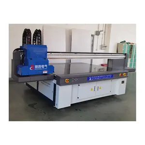 Mesin Cetak UV Multifungsi Format Besar Printer Inkjet Flatbed UV Pada 2513 Plastik, Logam, Kaca untuk Mencetak Epson Dx7