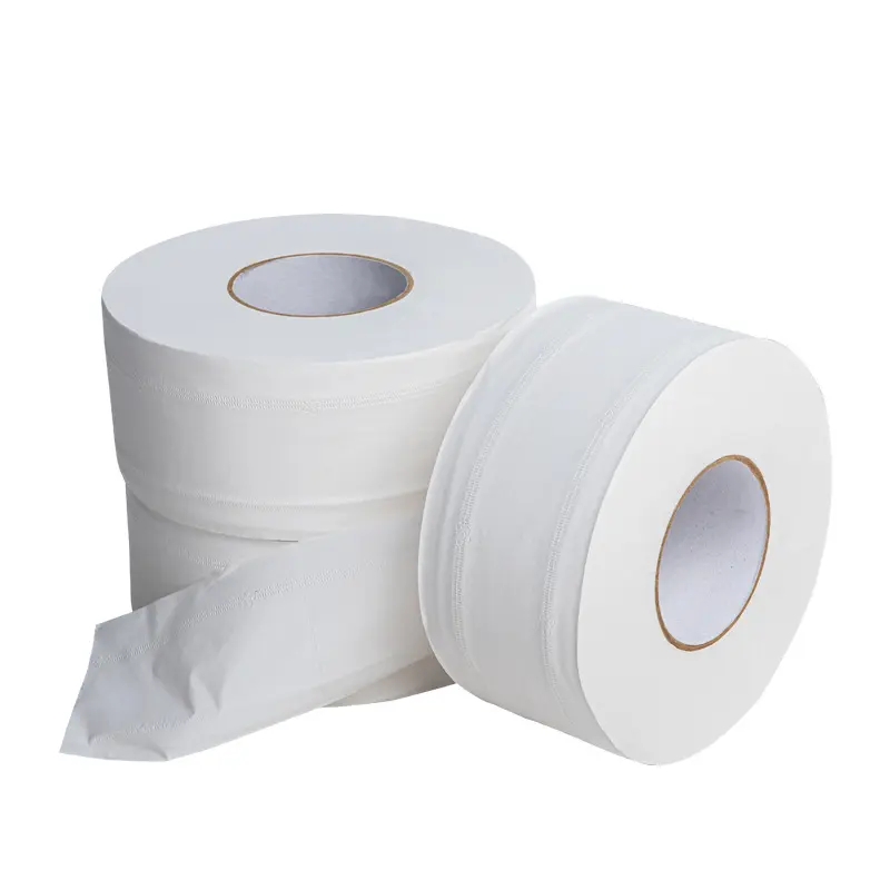 Spot Large Roll Paper Toilet Commercial Large Plate Paper Thickened Original Wood Pulp Toilet Paper Wholesale