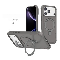Coque de protection antichute de qualité militaire avec support magnétique pour iPhone 18 Pro, compatible avec les coques de téléphone iPhone 17, 16, 15, 14