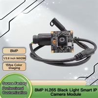 Anpassbares 8MP 4K IP-Kameramodul IMX415 Starlight CMOS H.265 Audio I/O 38*38mm für Sicherheit & Smart Home