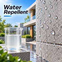 Methylsilicate de potassium hydrofuge pour béton, traitement d'étanchéité pour maçonnerie, briques et pierres