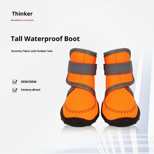 Toptan yeni yıl dört mevsim evrensel köpek ayakkabı çevre dostu su geçirmez nefes olmayan boğucu kauçuk yumuşak taban spor - Product Image 3