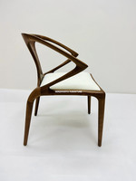 Fauteuil rembourré à cadre en bois design pour maison et villa pour hôtel et appartement Meubles de salon stylés