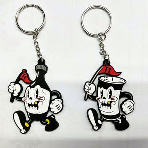 2D 3D PVC Rubber Keychain Custom Own Logo <b>Charms</b> Soft PVC <b>Keyring</b> Chain with Promotional Business Gifts - Product Image 2
