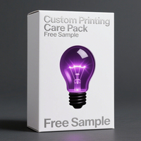 Boîtes d'emballage en carton ondulé rigide recyclable pour ampoules LED, boîtes d'affichage pour produits électroniques réutilisables, vente en gros