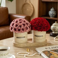 Hadiah Mawar Awet Batu Gua Kuning Terlaris untuk Hari Valentine, Hari Ibu, Ulang Tahun, dari Cina untuk Pacar