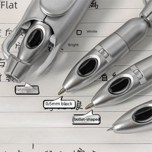Bolígrafo de deformación de tecnología negra Descompresión Diversión automática Papelería <span class=keywords><strong>Calamar</strong></span> Bizarre Tipo de prensa Bolígrafo - Product Image 5