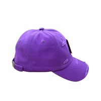 Gorra de Béisbol de Algodón de 6 Paneles al por Mayor, con Logotipo Bordado Personalizado, Estilo Vintage, para Mujer