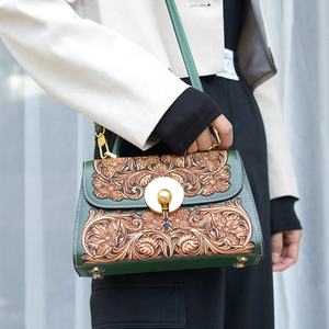 Sacs à main pour femme en gros sac à bandoulière artisanal en cuir véritable de luxe de haute qualité fait à la main pour femmes sacs sacs à main originaux - Product Image 4