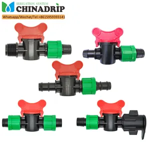 Drip Irrigation System Plastic Drip Tape Fitting irrigation valve/fitting/coupling for Farm Irrigation System