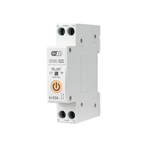 QJC misuratore di energia controllo della potenza di misurazione dispositivo elettrico domestico smart mcb wifi mcb smart tuya Meter smart