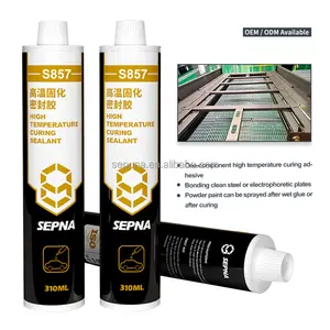 S857 310ml, mastic adhésif de durcissement thermique pour soudure de tubes à un composant