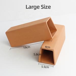Rechteckiges Keramik-Tankrohr Umwelt freundliche Terrakotta-Höhle für die Garnelen zucht und das Verstecken von Aquarien für den Heimgebrauch - Product Image 5