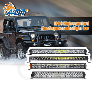 Barre lumineuse LED ADT de 25,4 pouces, haute puissance, à une seule rangée, faisceau spot, phares LED tout-terrain, phare de conduite, camion, SUV, VTT - Product Image 1