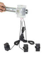 Medidor de Energía Trifásico o Monofásico Acrel ADL400N-CT con Certificación MID, Instalación en Riel DIN, para Infraestructura de Centros de Datos