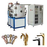 PVD Vacuum Coating Magnetron Sputtering Machine, Gold