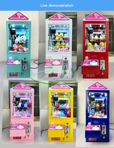 Sang trọng <span class=keywords><strong>Mini</strong></span> Claw giải thưởng máy đồng xu-hoạt động kim loại tủ cho mái vòm/Cửa Hàng quà tặng có tính năng búp bê Máy cẩu - Product Image 5