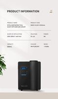 GSaroma 500ml Diffuseur d'arômes commercial Machine de diffusion d'arômes contrôlée par application HVAC Diffuseur de parfums pour hôtels ménages Énergie électrique Métal