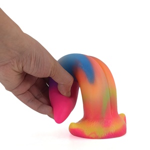 New Product Ideas 2022 YOCY Dragon Tongue Glow in Dark Series Penis Luminous Sex Tool Luminous Light up <b>Dildo</b> for Men - Product Image 4