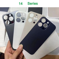 Pièces de rechange OEM Batterie arrière pour IPhone 13pro Verre Grand TROU 13pro Max 14 Pro 14Pro Max Couvercle Arrière Boîtier Porte Verre