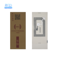 Etiqueta Nfc de holograma a prueba de manipulaciones imprimible de tamaño personalizado etiqueta Nfc Rfid antifalsificación personalizada