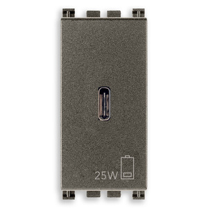 Adaptateur secteur mural USB-C PD 25W en métal pour appareils compatibles avec la charge rapide - Product Image 1