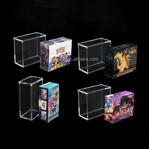 Eliter <span class=keywords><strong>Trainer</strong></span> Box 5Mm Large Protector Storage Transparent Case UPC Booster Magnétique Display Magnet Pokémon Acrylic Box ETB - Product Image 1