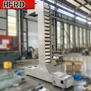 Neuer HFRD Maßgefertigter Edelstahl Industrieller Gerösteter Kaffeebohnen-Mehrfachauslass Verstellbarer Hebe-T-Typ Vertikaler Förderer - Product Image 3