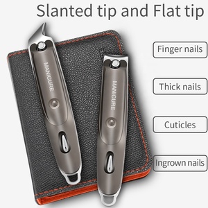 <span class=keywords><strong>Set</strong></span> Tagliaunghie Originale di Alta Qualità in Acciaio Inox Color Argento da Uomo Idea Regalo - Product Image 6