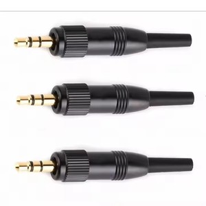 Adaptador de Audio estéreo DIY con bloqueo de tornillo, <span class=keywords><strong>conector</strong></span> macho TRS de 3,5mm (1/8 pulgadas) con carcasa de PC <span class=keywords><strong>para</strong></span> Sennheiser <span class=keywords><strong>para</strong></span> micrófono - Product Image 3