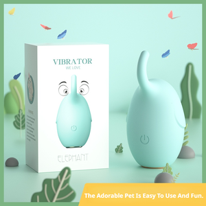 Vibrador Clitoral de Silicona en Forma de Elefante Adorable para Mujeres, Recargable e Impermeable con 10 Velocidades, Venta al Por Mayor - Product Image 2
