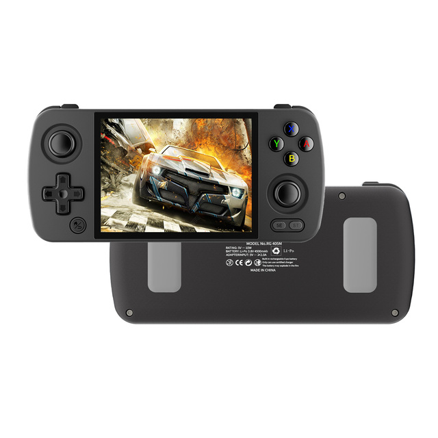 ANBERNIC RG405M 4-inch Black Android Handheld Retro Game Console Portable With 5G WiFi 128GB TF Card Expansion Used Condition