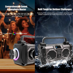 Eletree Oem Parkside <span class=keywords><strong>Jobsite</strong></span> <span class=keywords><strong>Radio</strong></span> DF-920D Draagbare DAB/FM 12V-25V Powerbank Werkplaatsradio Afneembare Zaklamp BT Speaker - Product Image 5