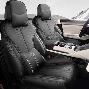 Housses de siège de voiture en cuir personnalisées pour BYD Qin L 2025, taille originale, imperméables, pour la décoration intérieure de la voiture, fabricant - Product Image 5