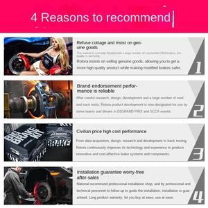 Étriers de frein modifiés de voiture Rotora pour BMW série <span class=keywords><strong>35</strong></span> Audi A4A6L <span class=keywords><strong>Mercedes</strong></span>-Benz pour modèles AMG <span class=keywords><strong>MG</strong></span> Grand Cherokee Mitsubishi Fiat - Product Image 3