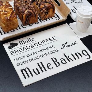 Custom Design Logo Eco-Friendly Biodegradable Waterproof <b>Greaseproof</b> Food Grade Wrapping <b>Paper</b> for Sandwich Burger Packaging - Product Image 1