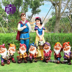 Charming Snow White And Seven Dwarfs <b>Led</b> Lamp For Outdoor Christmas And Festival Decorations Ip65 Waterproof Holiday <b>Lights</b> - Product Image 3