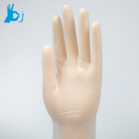 Gants de vinyle de ménage de preuve de l'eau de salon sans poudre pour la nourriture