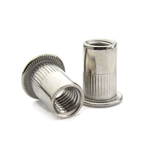 Écrous rivetés à tête plate de haute qualité Insert fileté à tête plate Écrous à rivets <span class=keywords><strong>Erickson</strong></span> Écrou à rivet avec trou - Product Image 3