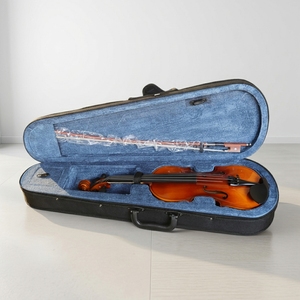Kit de <span class=keywords><strong>violon</strong></span> professionnel OEM pour instruments à cordes, finition brillante, taille complète 4/4, 3/4, <span class=keywords><strong>1</strong></span>/<span class=keywords><strong>2</strong></span>, <span class=keywords><strong>violon</strong></span> avec manche en érable, archet et étui - Product Image 1