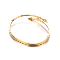 Yiwu Aceon Bracelet à charnière étroite en acier inoxydable Design original Chevauchement croisé H Lettre Rivet Fin Micros Pierre Pavé Bracelet