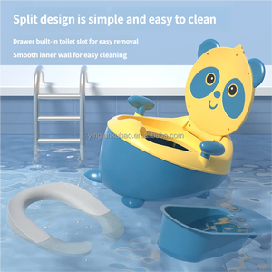 Siège de toilette pour enfants, style tiroir, élargi et épaissi, avec dessin animé, pour bébé - Product Image 2