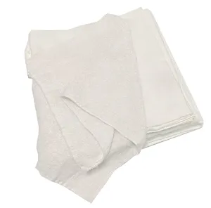 Superior Absorbency Efficient Cleaning 100% Cotton Terry Towel Rags For Industrial Use 60-120 CM White Towel Rags